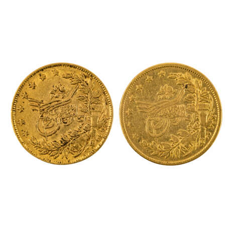 Türkei/GOLD - 2 x 100 Piaster Gold, - Foto 2