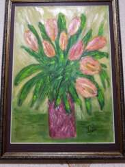 "Tulips in a vase"(2)