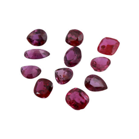 Konvolut 11 Rubine ca. 6,7 ct, - Foto 2