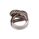 Ring mit braunen Brillanten, zusammen ca. 4,33 ct - photo 4