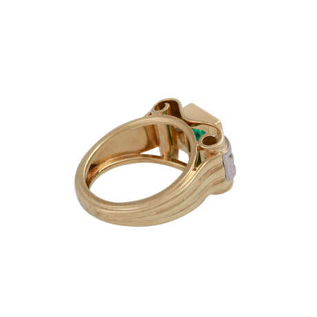 Ring mit Smaragd ca. 1,7 ct und Brillanten - photo 3