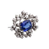 SCHILLING Brosche mit Tansanit ca. 4.5 ct - Foto 2