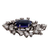 SCHILLING Brosche mit Tansanit ca. 4.5 ct - Foto 5