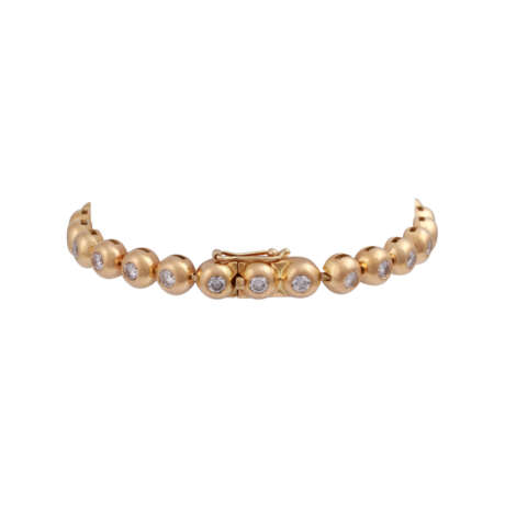 Rivière Armband mit Brillanten von ca. 3,94 ct - фото 2