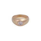 Ring mit Brillant ca. 1 ct, - photo 1