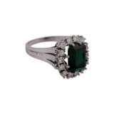 Ring mit grünem Turmalin - Foto 1