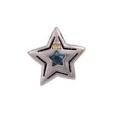 CHRIST Durchzugsanhänger "Stern" ausgefasst mit Brillanten, zusammen ca. 2,2 ct, - Foto 3