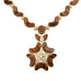 Collier mit Tigerauge und Brillanten - photo 2