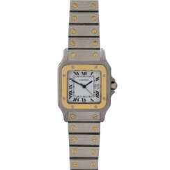 CARTIER Santos Armbanduhr, ca. 1980/90er Jahre.