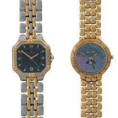 Konvolut: Zwei Armbanduhren von MAURICE LACROIX, ca. 1990er Jahre.