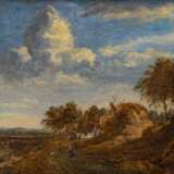 Maler des 19./20. Jahrhundert. 'Landschaft mit bäuerlicher Szene'. - Foto 1