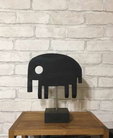 “The elephant.” Wood Mixed media Allegory 2019 - photo 1