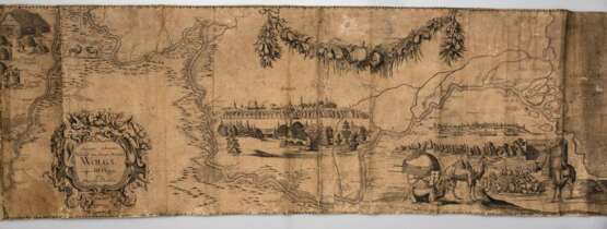 Landkarte der Wolga-Region Mitte des 17. Jahrhundert. - Foto 2