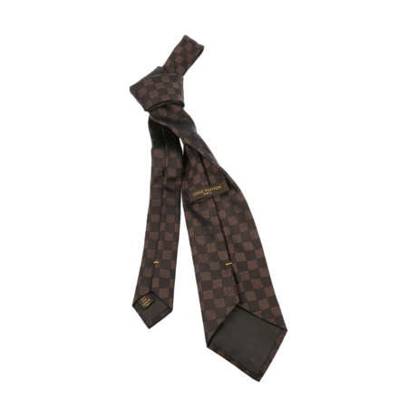 LOUIS VUITTON Krawatte DAMIER CLASSIQUE. — catalog Luxury private  property - jewelry, fashion, luxury, accessories