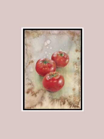 “Tomatoes. 2020. Handmade. The Author - Natalia Pisareva” Paper Pencil Realist Still life 2020 - photo 2
