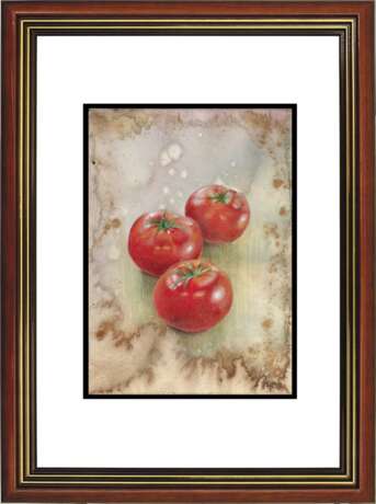 “Tomatoes. 2020. Handmade. The Author - Natalia Pisareva” Paper Pencil Realist Still life 2020 - photo 3