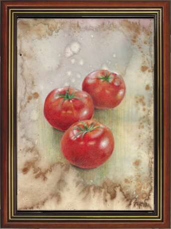 “Tomatoes. 2020. Handmade. The Author - Natalia Pisareva” Paper Pencil Realist Still life 2020 - photo 4