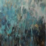 „In blau.1“ Leinwand Acrylfarbe Abstractionismus Landschaftsmalerei 2020 - Foto 1