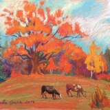 „Herbst“ Siehe Beschreibung Realismus Landschaftsmalerei 2017 - Foto 1