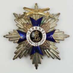 Bavaria: Military-Merit-Order, 1. Class (1905-1918), breast star with swords.
