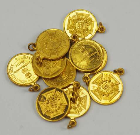 Preussen: Kriegsdenkmünze 1870/71, für Kämpfer - 10 Miniaturen. - Foto 1