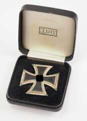 Eisernes Kreuz, 1939, 1. Klasse, an Schraubscheibe, im Etui - L/18.