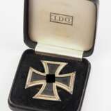 Eisernes Kreuz, 1939, 1. Klasse, an Schraubscheibe, im Etui - L/18. - Foto 1