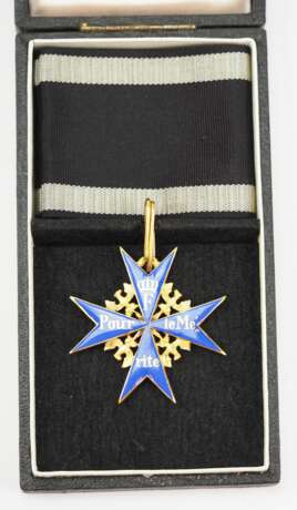 1957: Pour le Mérite, für Militärverdienste, im Etui. - фото 1