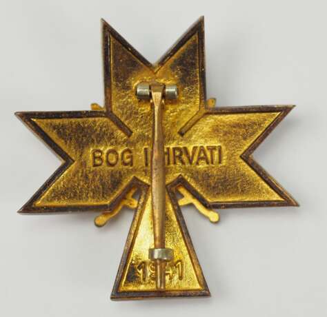 Kroatien: Orden der Krone König Zvonimir, Offizierskreuz mit Schwertern. - photo 3