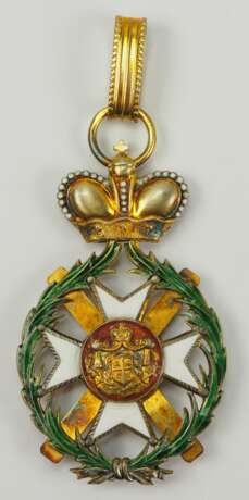 Serbien: Orden des Kreuzes von Takowo, 1. Modell (1865-1868), Komturkreuz. - photo 4
