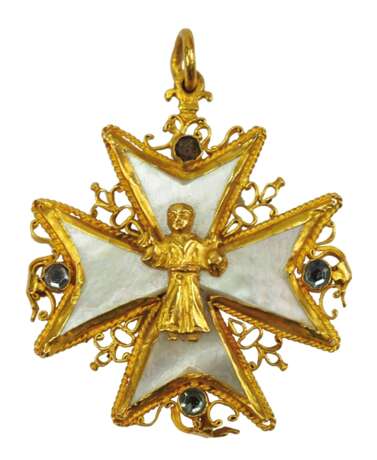 Vatikan: Souveräner Malteser Ritterorden: Ordensdekoration des französischen Zweigs - 17. Jahrhundert. - фото 1