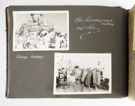 Fotoalbum eines Angehörigen der Besatzung des Linienschiff "Schlesien". - фото 4
