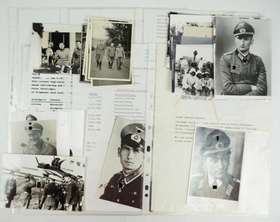 Wehrmacht Repro Foto-Lot - teils mit Rittekreuzträgern. - Foto 1