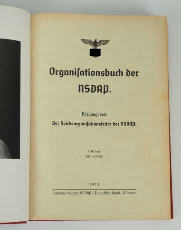 Organisationsbuch der NSDAP - 3. Auflage. - Foto 2