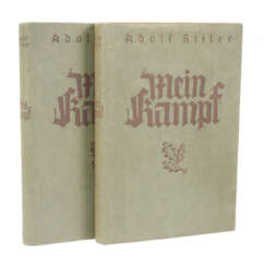 Hitler, Adolf: Mein Kampf - Erstausgabe in 2 Bänden.