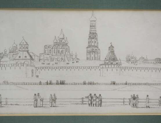Russland: Ansicht des Kremel um 1810. - photo 2
