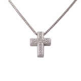 Kleines Kreuz mit Diamant - Foto 1