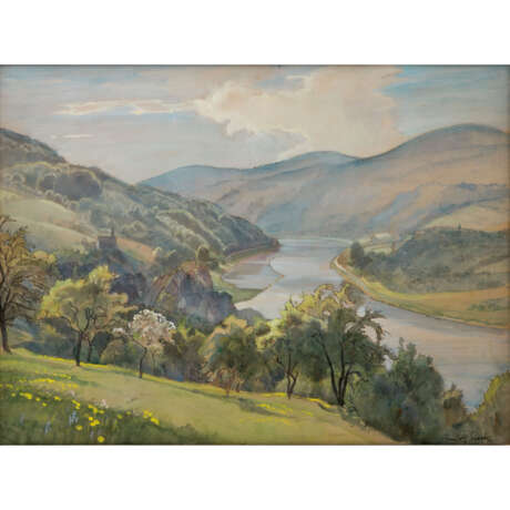 SIECK, RUDOLF (1877-1957), "Weite sommerliche Landschaft" - Foto 1