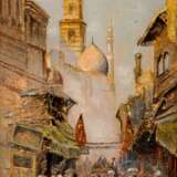 PICHA, W. (Maler/in 19./20. Jahrhundert), "Markttreiben in orientalischer Stadt", - Foto 3
