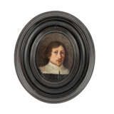 MALER der Holländischen Schule, 17. Jahrhundert, Miniatur "Portrait eines Herrn mit dunklem Haar und Bart", - photo 1