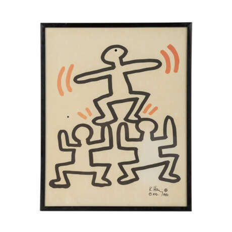 HARING, KEITH (1958-1990), "Sali-Adalat" aus der Folge "Bayer-Suite", - photo 2