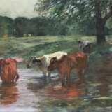 Thomas Herbst. Kühe im Fluss - photo 1