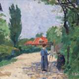 Friedrich Schaper. Malerin auf der Dorfstrasse - photo 1
