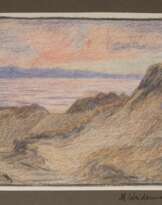 Abendrot über den Dünen von Sylt