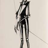 Herbert Marxen. Selbst-Karikatur Don Quichotte - фото 1