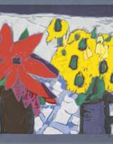 Rote und gelbe Blüten