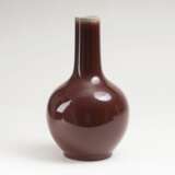 Vase mit 'Sang de boeuf'- Glasur - Foto 1