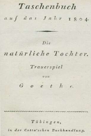 Goethe, J.W.v. - photo 1