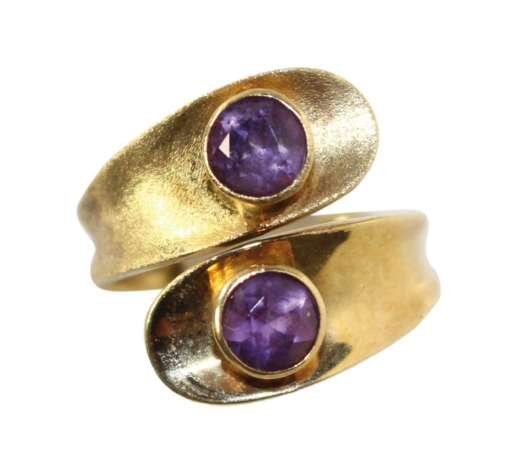 Amethystringe 585 Gelbgold, - photo 1