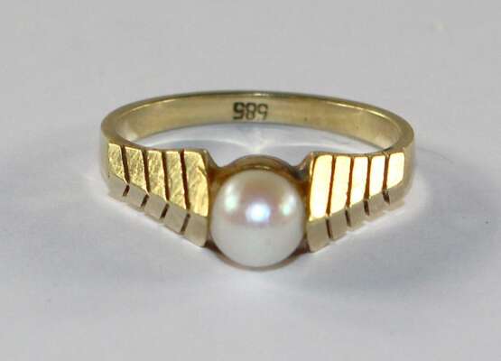 Perlenringe jew. 585 Gelbgold. - фото 3